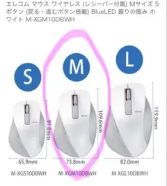 ELECOM ワイヤレスマウス M-XGM10DBWH