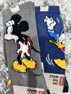 VANS ミッキー・ドナルド ソックス 24.5-27cm バンズ靴下