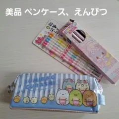 【美品】すみっコぐらし 筆箱 ペンケース キャラクター柄 えんぴつ