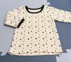 長袖キルトインナー　厚手肌着　90