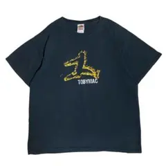 フェード ビンテージ TOBYMAC ツアー Tシャツ 黒 L ミュージックT