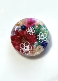 ハンドメイド レジン ヘアゴム 紫陽花 No.14 - メルカリ