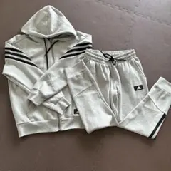 アディダス☆ライン入り☆メンズセットアップL＊スウェット