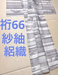 平和屋着物＊極上　夏物　絹芭蕉　紗紬　絣柄　逸品　DZAB5933kh6 平和屋着物＊極上 夏物 絹芭蕉 紗紬 絣柄 逸品 DZAB5933kh6の通販 by
