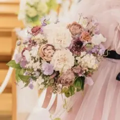 結婚式　ブーケ・ブートニアセット