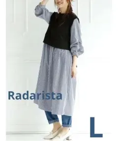 ニットワンピース L