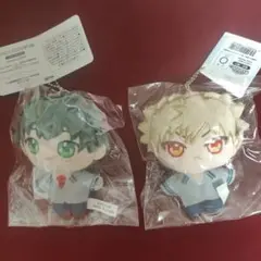 僕のヒーローアカデミア　ぬいパル　緑谷出久　爆豪勝己　セット 僕のヒーローアカデミア ヒロアカ ぬいパル 緑谷出久 爆豪勝己