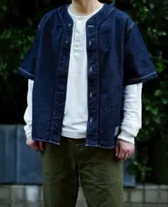 希少XL】THE CRIMIE デニム ハッピ ジャケット 岡山産 セルビッジ