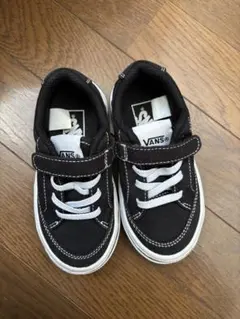 vans スニーカー 16センチ 数回着用 黒 ブラック
