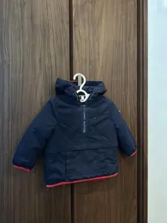 超美品‼️トミーフィルガー　ネイビー フード付きアウター 95cm未満