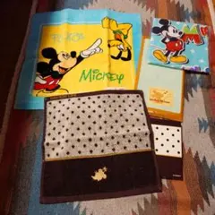 ディズニーミニタオル４枚セット