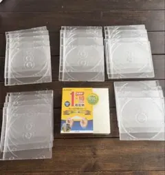 新品10枚・使用済み24枚 Blu-ray DVD CDクリアケース 計34枚