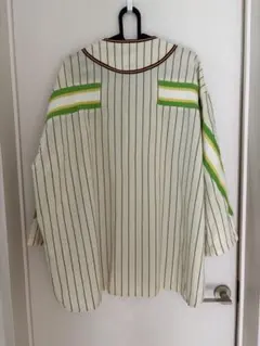 facetasm 18AW ストライプベースボールシャツ　リブ　Tシャツのサムネイル