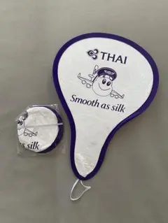 新品未開封　タイ航空折りたたみ式うちわ
