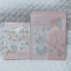 サンリオ❣️激レア　キキララ タウンシリーズ　メモ　小分け袋　レトロ