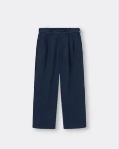 【新品】GUチノツータックバギースラックス(丈標準71.0～75.0cm) M