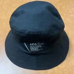 AZUL by MOUSSY ブラック バケットハット フリーサイズ