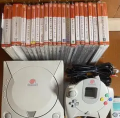 ドリームキャストクリア本体＋帯付きソフトセット2