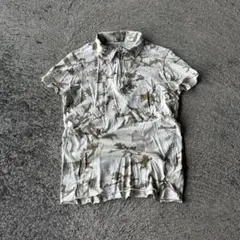 DIESEL ディーゼル 半袖ポロシャツ M 総柄 和柄 波 浮世絵風 綿 - メルカリ