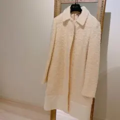 【新品未使用タグ付き】N°21 ロングコート　白のサムネイル