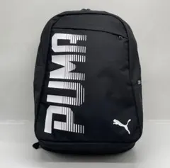 【新品未使用】PUMAロゴ入り リュック ブラック