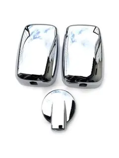 即納 NEWエルフ マツダ タイタン メッキ ミラーカバー 3点セット 標準車用のサムネイル
