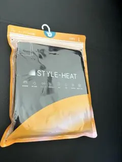 完売品　L スタイルヒート ブラック 長袖Tシャツ GU インナー