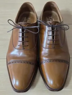 SCOTCH GRAIN ストレートチップ 24.5cm ブラウン - メルカリ