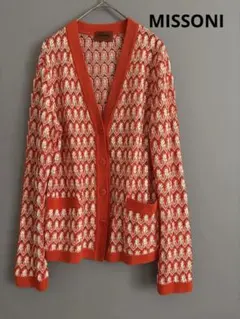 美品 MISSONI オレンジタグ カーディガン 40イタリア製 レーヨン100 MISSONI ミッソーニ カーディガン 42 - メルカリ