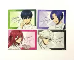 ブルーロックinエゴイスティックモール　潔/千切/凪/レオ　イラストカード