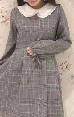 evelyn エブリン　チェック柄ワンピース　チェックワンピース