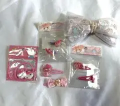 サンリオ　ヘアアクセ　ピン　ゴム　６点