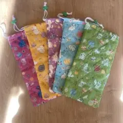 健康ミネラル麦茶　ポケモン　ペットボトルカバー　5枚セット