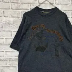 USA製90sヴィンテージTシャツ！シングルステッチ　グレー半袖古着　L 18