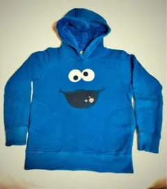 ユニクロ　クッキーモンスターのフード付きトレーナー