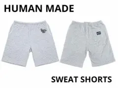【未使用】HUMAN MADE SWEAT SHORTS グレー ショートパンツのサムネイル