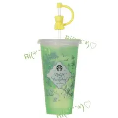 スタバ　カラーチェンジング リユーザブル コールドカップ　ベアリスタ　イエロー