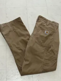 【古着】Carhartt カーハート　ベージュ ワークパンツ　チノパン