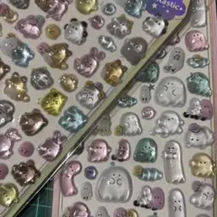 オバケーヌ 3Dステッカー 2枚セット 新品未開封