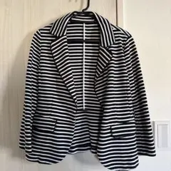 ストライプ テーラードジャケット Lサイズ