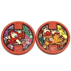 【新品】妖怪メダル♪ から傘お化け　ぬえ　2枚セット　古典メダル Newデザイン