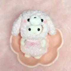 シルバニアの赤ちゃん用☆カラフルうさぎさんの2Way着ぐるみ☆ピンクのサムネイル