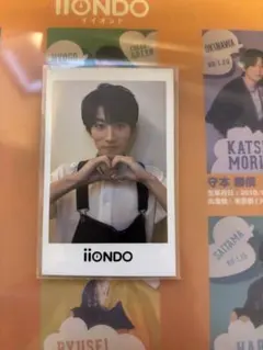 iiONDO はつ恋チェキ風ソロカード オーバーオール 畑駿平
