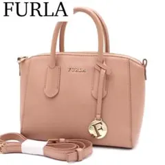 【良品】FURLA TESSA S ハンドバッグ 2way ショルダーバッグ