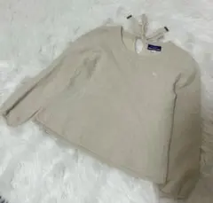 BURBERRY LONDON BLUE LABELラメ ニットトップス 38