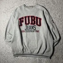 FUBU フブ　スウェット　トレーナー　90s 刺繍デザイン　ビックサイズ　ボロのサムネイル