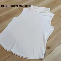 BURBERRY LONDON　タートルネックノースリーブ ホワイト　コットンのサムネイル