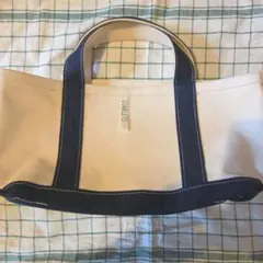 STARETS ベージュ ネイビー トートバッグ