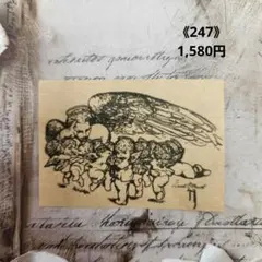 ラバースタンプ《247》ローズオニールエンジェル