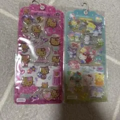 ドロップジェリーシール サンリオ集合 日焼けキティ まとめ売り 2セット